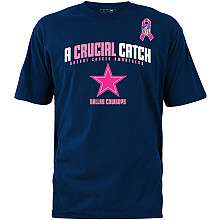Dallas Cowboys Breast Cancer Awareness The Crucial Catch T Shirt