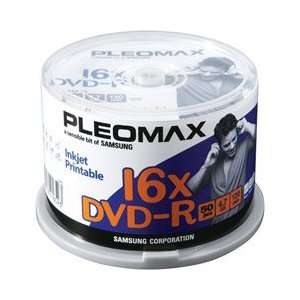  Samsung Pleomax 16X DVD  R White Thermal Printable 50 Disc 