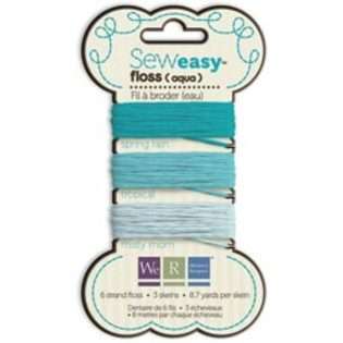 We R Memory Keepers Sew Easy Solid 6 Strand Floss 3 Colors/8.7 Yards 