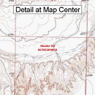   Map   Elkader SW, Kansas (Folded/Waterproof)