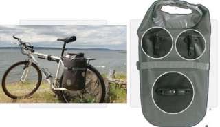 SEATTLE SPORTS Fast Pack Pannier Carbon Bike Rear Bag  
