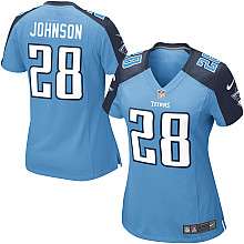   Tennessee Titans Chris Johnson Game Team Color Jersey   