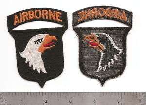 035 US ARMY 1O1ST AIRBORNE DIVISION COMBAT PATCH  