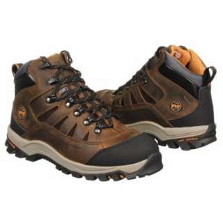 Mens Timberland Pro Helix Hiker Safety Toe Brown Shoes 