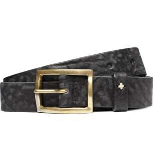   Accessories  Belts  Leather belts  Rugged Worn Leather Belt