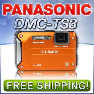 Panasonic Lumix DMC TS3 Digital Camera (Orange) 885170031579  