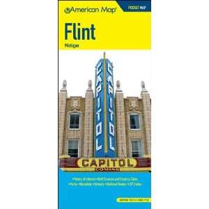    American Map 628717 Flint, Michigan Pocket Map