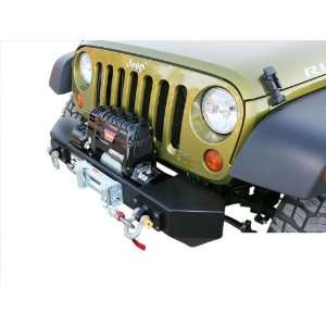   PJ1000 Front Winch Bumper; Stubby; w/Winch Provision; Automotive