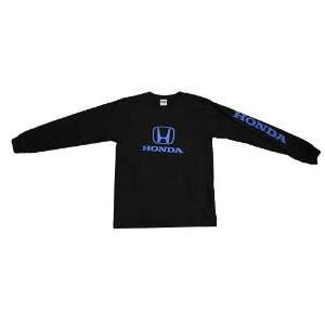  Honda Black Long Sleeve Logo Tee M