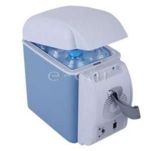  7l Car Mini Cooler & Warmer with Door and Handle for Easy 