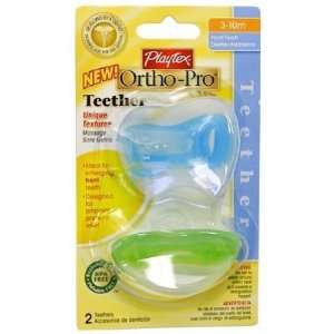  Playtex OrthoPro Teether 3 10 month   boy colors Baby