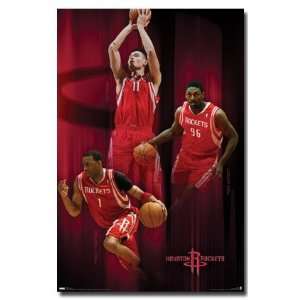  Houston Rockets Team Collage Nba 22.5X34 Poster 4633