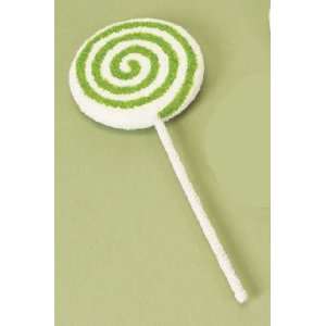  15 Candy Fantasy Green and White Lollipop Swirl Christmas 