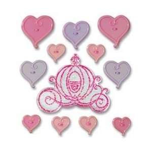  Jolees Princess Buttons, Hearts and Coach Arts, Crafts & Sewing