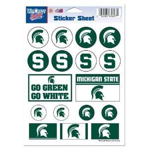  Michigan State University Sticker Sheet 5x7 Everything 