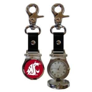 Washington State Cougars Photodome Clip On Watch   NCAA College 
