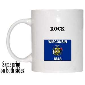  US State Flag   ROCK, Wisconsin (WI) Mug 