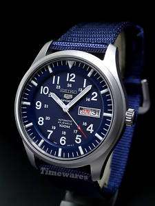 Seiko 5 Military Nylon Strap Automatic Watch SNZG11K1  
