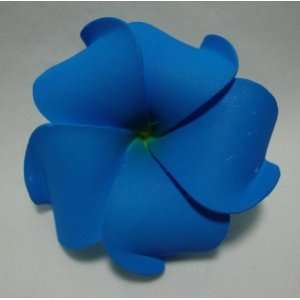  Royal Blue Plumeria Flower Hair Clip 