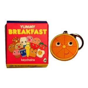  Kidrobot Yummy Breakfast Keychain   Orange Toys & Games