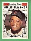 1961 Topps High #579 Willie Mays AS Giants NM