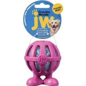  JW Pet Company Crackle Heads Crackle Cuz Dog Toy, Medium 