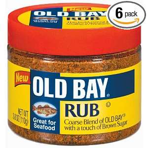 McCormick Old Bay Seafood Rub, 3.8 Ounce Units (Pack of 6)  