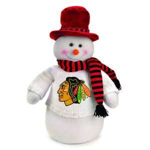   Blackhawks Snowman Decoration Dressed for Winter