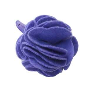    Handmade Felted Flower Hair Piece   Lavender Purple Beauty