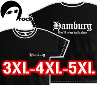 HAMBURG * FAN * T SHIRT * 3XL 4XL 5XL XXXL XXXXL  