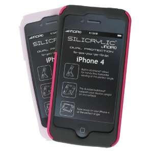  SILICRYLIC Gel Shell Combo Case with Kickstand for iPhone 4 & iPhone 