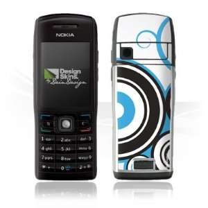  Design Skins for Nokia E50   Blue Circles Design Folie 