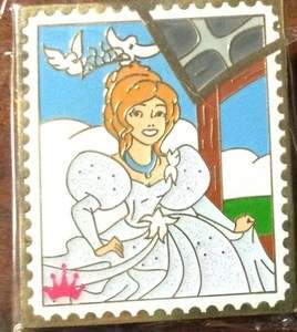 Disney Mystery Stamp Pin Giselle Enchanted Full Color  