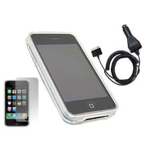   LCD Screen/Scratch Protector, In Car Charger For Apple iPhone 3G, 3GS