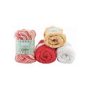  Craft Cotton Yarn Value Packs, Set of 4 Balls   Farmhouse 