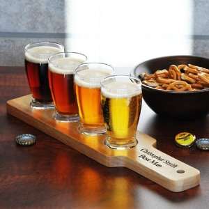  Personalized Beer Flight Sampler Set Health & Personal 