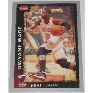 Dwyane Wade 2008 2009 Fleer Basketball Mint Condition Miami Heat Card 