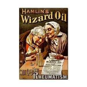  Hamlins Wizard Oil Vintage Advertisement Fridge Magnet 