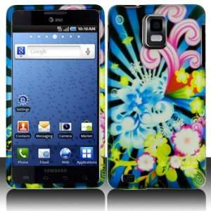  Samsung Infuse 4G i997 Neon Floral Rubberized Hard Case 