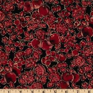  45 Wide Autumn Melody Tonal Black Fabric By The Yard 
