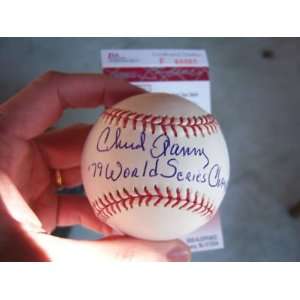 Chuck Tanner Autographed Baseball   Pirates hof Jsa coa   Autographed 
