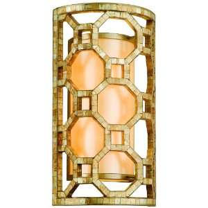 Regatta Collection 2 Light 17 Stained Silver Leaf Wall Sconce with 