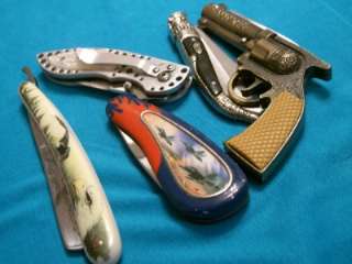   48 KNIFE COLLECTION KNIVES POCKET PENKNIFE OLD VINTAGE GROUP SET CASE