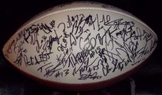 2007 Auburn Tigers team signed football  CERTIFICATE   