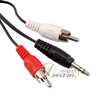 5mm 2RCA Stereo Audio Cable 2 RCA Male Adapter Cord  