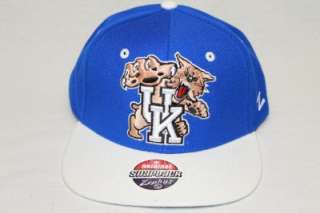 KENTUCKY WILDCATS NCAA SNAPBACK HAT CAP REFRESH BLUE/WHITE  