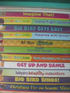 10 Huge LOT Sesame Street Educational Brand NEW DVD SET  
