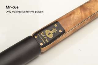 face Rare BURL wood handmade snooker cue SETS,C1  