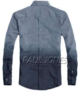 PAUL JONES 2011 NEW Men Fit Long Sleeve Gradient Casual/dress Shirt 