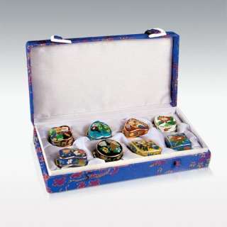 Cloisonne Keepsake Sharing Urns   Handcrafted 8 Pack   
